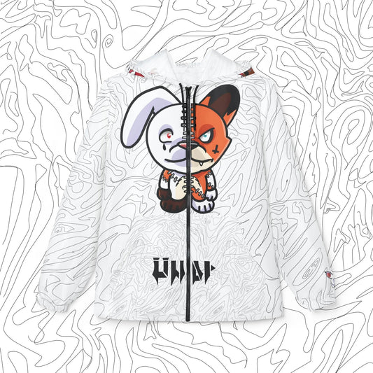 Baby Hoshoku Windbreaker Jacket (White) F/W'24 - ÜNDR 🐰|🦊