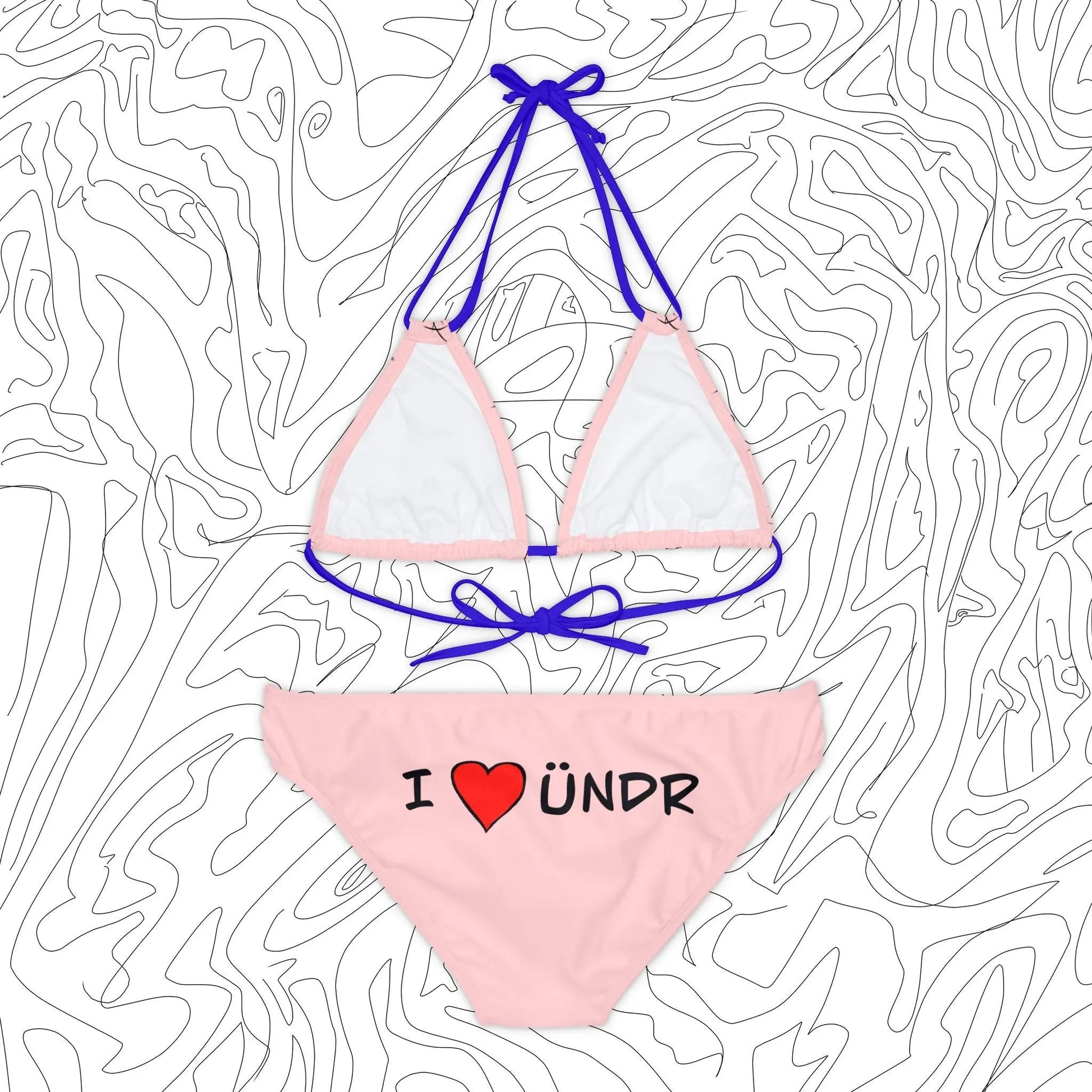 “Eat Me” Bikini Set (Pink) - ÜNDR 🐰|🦊