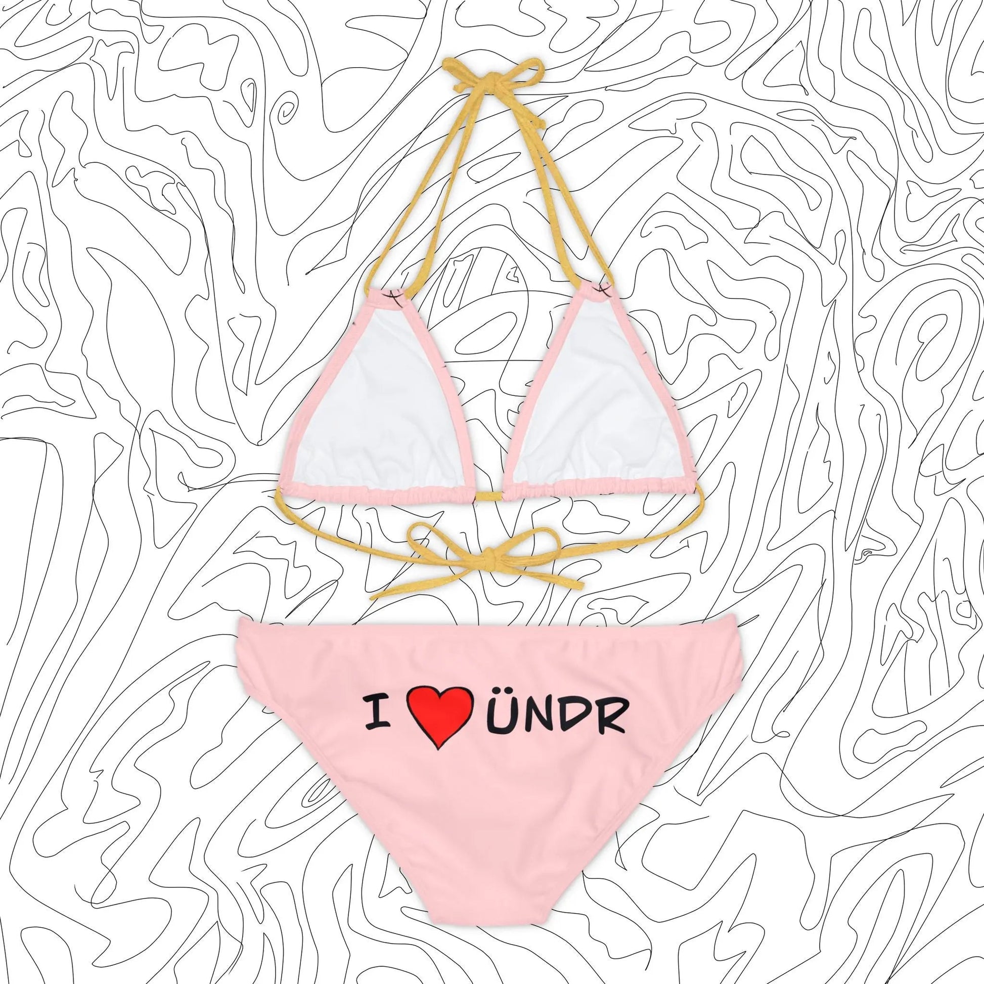 “Eat Me” Bikini Set (Pink) - ÜNDR 🐰|🦊