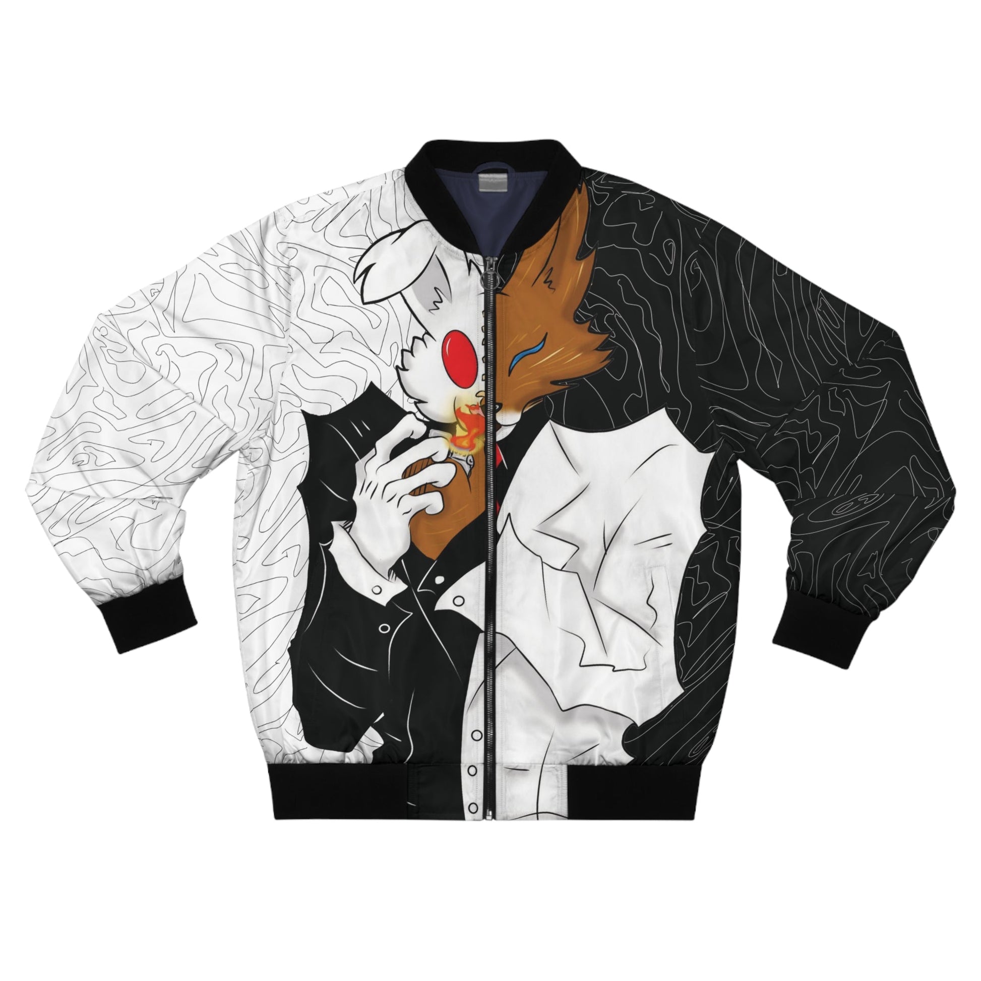 "Smoke Break" Hoshoku Bomber Jacket (Men) - ÜNDR 🐰|🦊