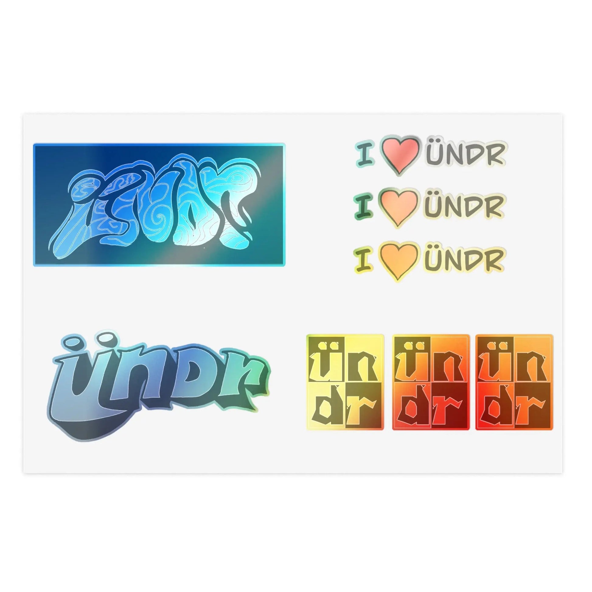 ÜNDR LOGO STICKER PACK #1 - ÜNDR 🐰|🦊