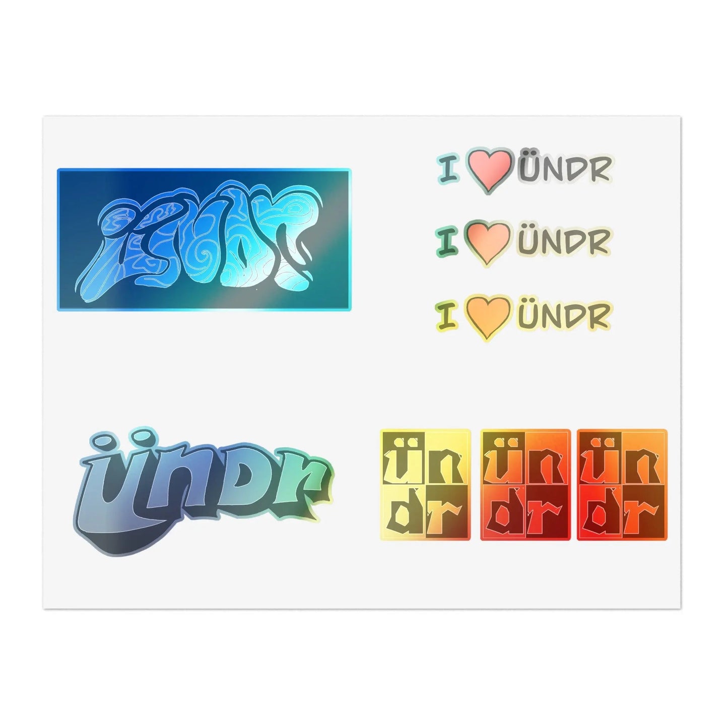 ÜNDR LOGO STICKER PACK #1 - ÜNDR 🐰|🦊