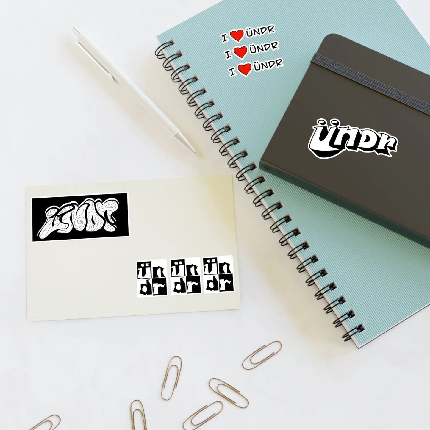 ÜNDR LOGO STICKER PACK #1 - ÜNDR 🐰|🦊