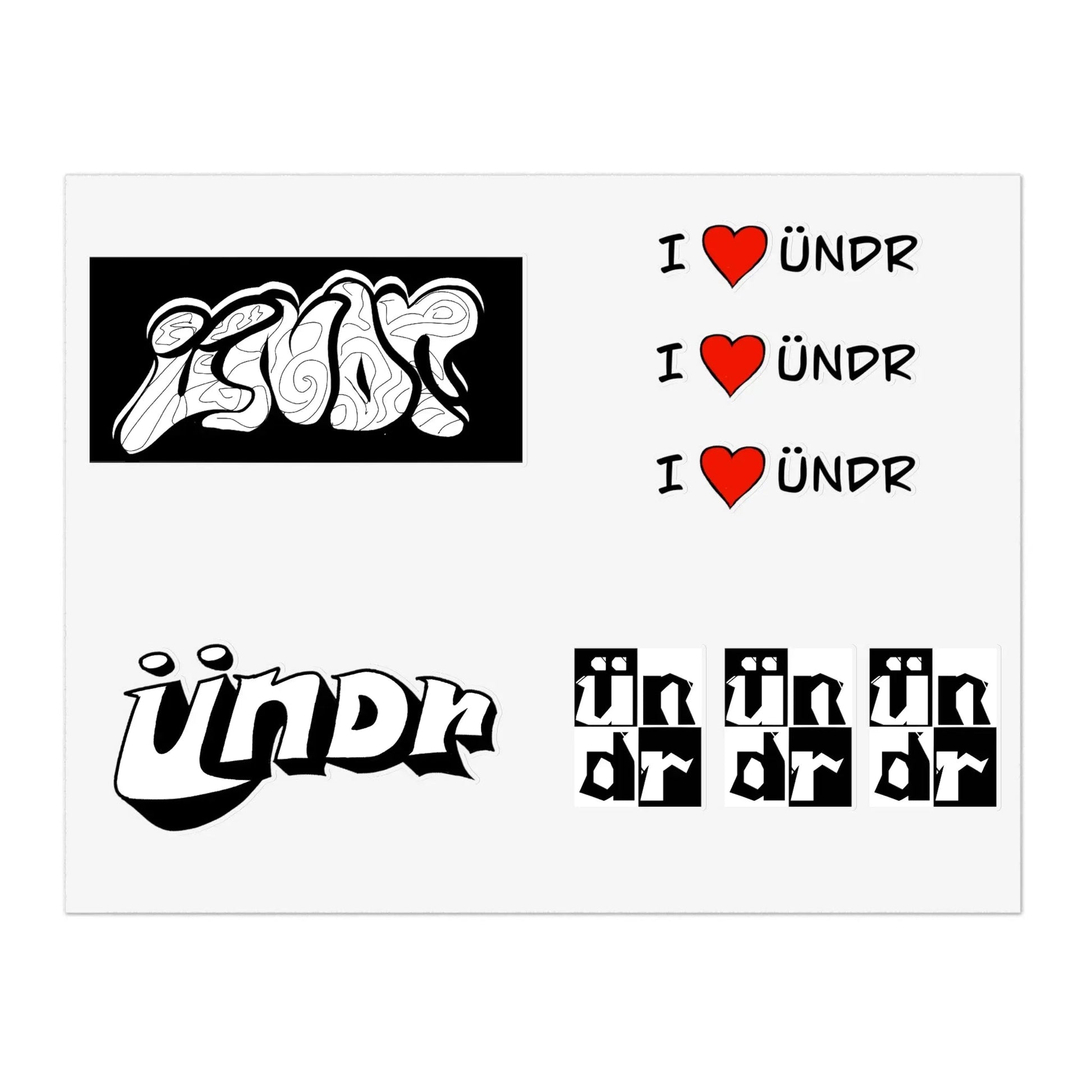 ÜNDR LOGO STICKER PACK #1 - ÜNDR 🐰|🦊